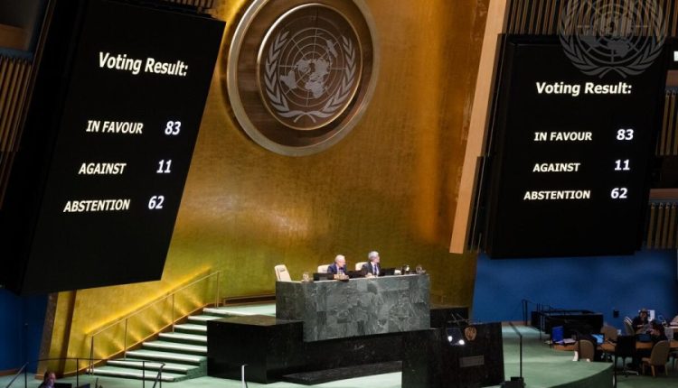 The U.N. General Assembly adopts a resolution establishing an independent institution on missing persons in Syria on June 29, 2023 – U.N.