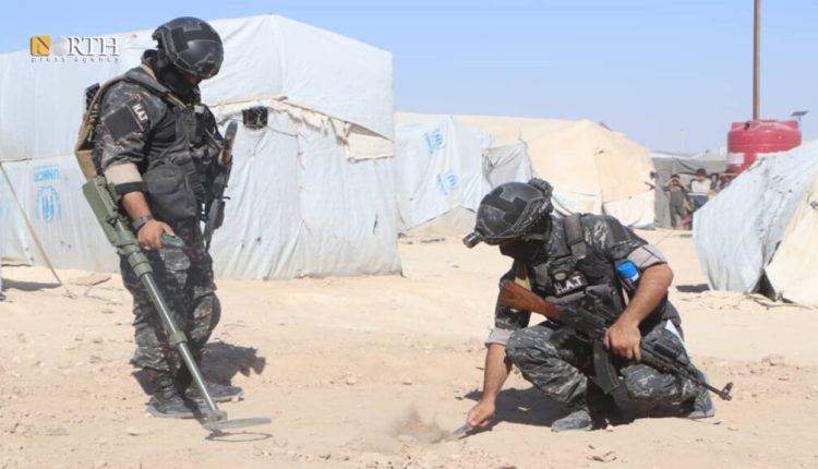Special Unites of the Syrian Democratic Forces (SDF) during a security operation in Hawl Camp, northeast Syria – North Press