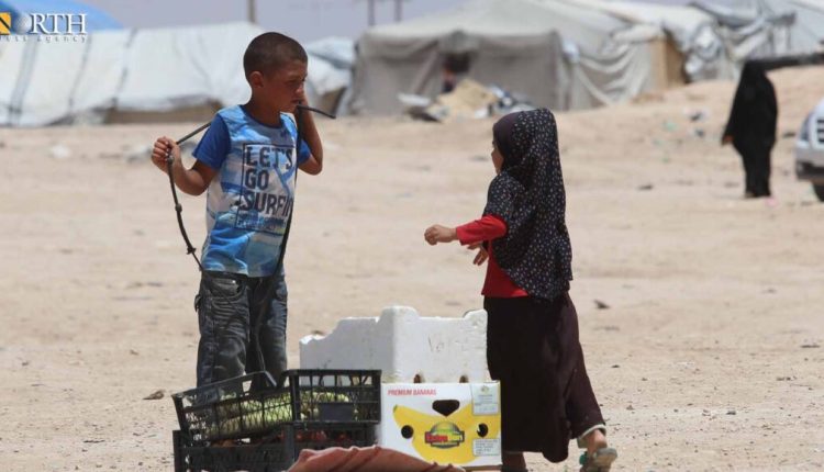 Children of ISIS-linked families in Hawl Camp in Northeast Syria – North Press/Archive