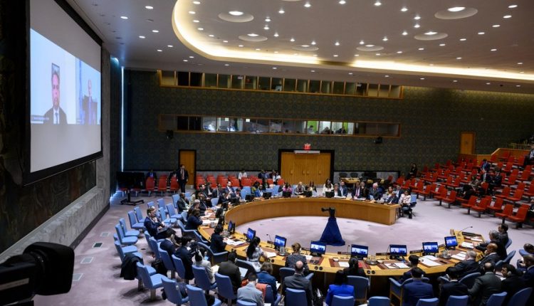The U.N. Security Council holds a meeting on the situation in Syria at the UN headquarters in New York, on April 25, 2024 – U.N.