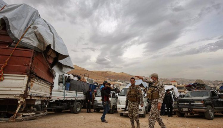Syrian refugees in Arsal in Lebanon – dpa