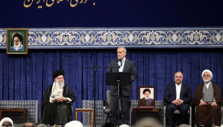 Masoud Pezeshkian, the ninth president of Iran – AFP