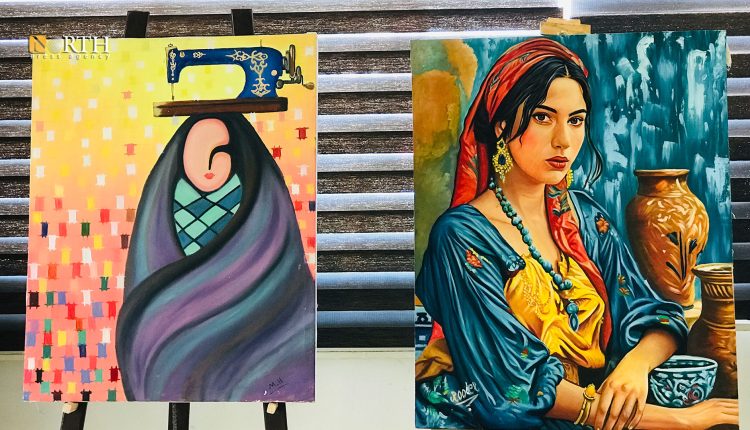 Artworks of art forum in Raqqa Governorate, northern Syria, on Aug 24, 2024 – North Press