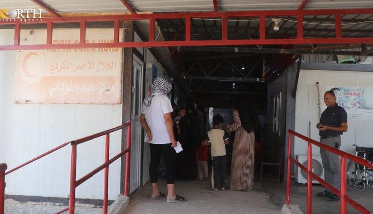 A KRC medical point in Washokani camp in the countryside of Hasakah in northeastern Syria – North Press