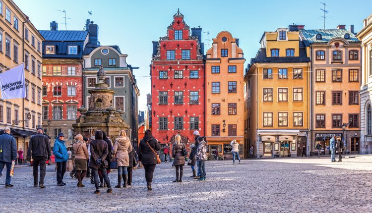 The Old Town of Stockholm, Sweden, March 2015
