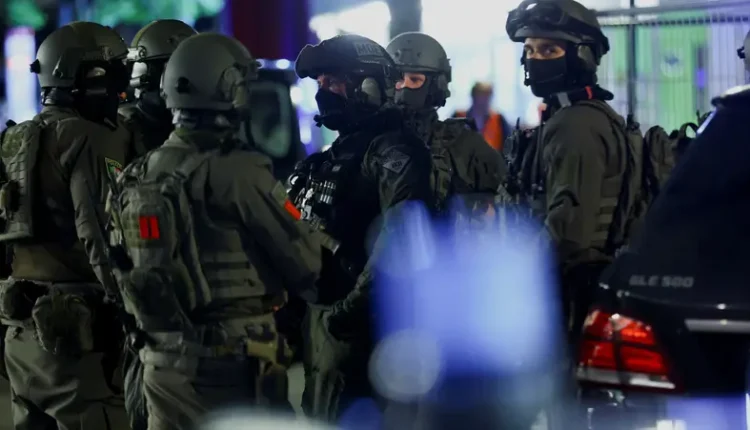 German special police forces work following a mass stabbing at a city festival in Solingen, Germany, Aug. 24, 2024. - Reuters