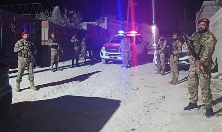 Militants of the Turkish-backed Sultan Suleiman Shah Division (al-Amshat) faction besiege the village of Kakhra (Yakhour) in the countryside of Afrin in northwestern Syria. Sep. 15, 2024