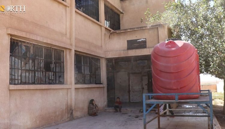 A school-turned shelter in Hasakah Governorate, Northeast Syria, Sep. 20, 2024 – North Press