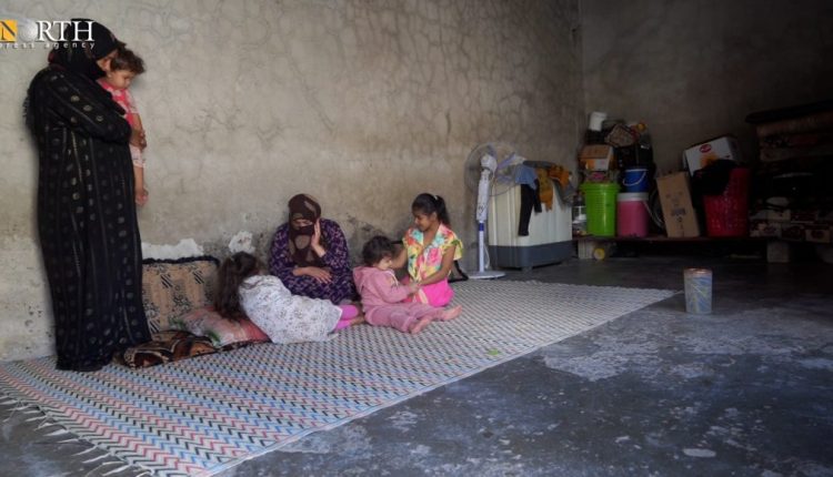 A returned Syrian family from Lebanon fleeing military escalation that arrived in Raqqa Governorate, northern Syria, Oct. 6, 2024 – North Press