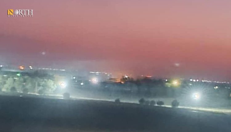 Turkish airstrikes hit sites in the town of Rmelan in the eastern countryside of Qamishli in northeastern Syria on Oct. 25, 2024. – North Press