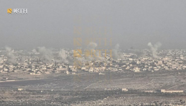 Russian and government forces' bombardment on the western countryside of Aleppo, northwestern Syria, Nov. 28, 2024 – North Press