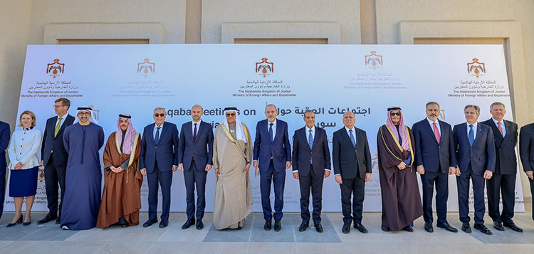 The Arab Contact Group on Syria concludes a meeting on Dec. 14, 2024 in Aqaba to discuss the latest developments in the Syrian crisis and outline steps towards a peaceful resolution – Al-Rai