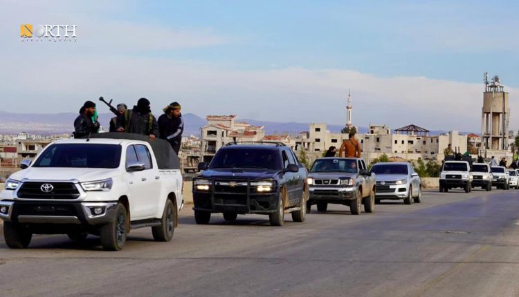 Reinforcements from the Syria's Military Operations Directorate deployed in Daraa amid intense clashes with remnants of the former regime.