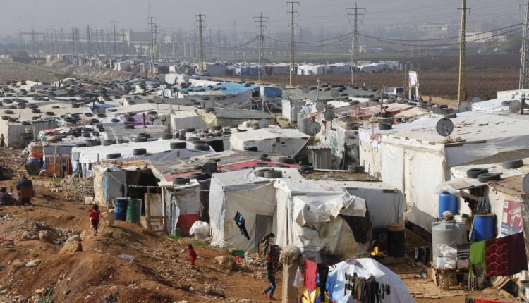 Syrian refugee camps in Lebanon amid growing calls for their repatriation.