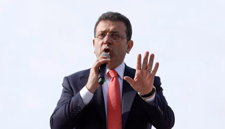 Istanbul Mayor Ekrem Imamoglu, from the main opposition Republican People's Party (CHP), addresses his supporters in Istanbul, Turkey, Jan. 31, 2025. - Reuters