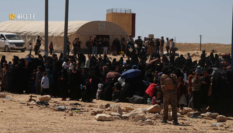 Asayish and SDF forces during a security sweep inside al-Hol camp – North Press