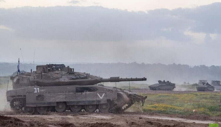 Israeli military vehicles advance into northern Gaza during a renewed ground operation