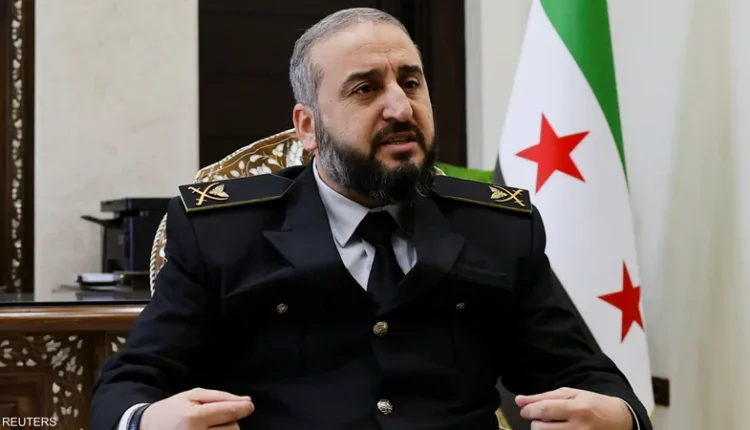 Syria’s Defense Minister Murhaf Abu Qasra attends an interview with Reuters in Damascus, Syria, January 19, 2025. - Reuters