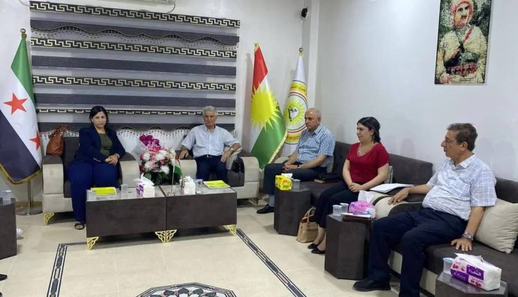 The Kurdish delegation tasked with negotiating with Damascus holds a meeting in the city of Qamishli in northeastern Syria