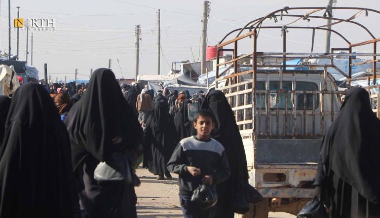 ISIS women at the Hawl Camp in Northeast Syria – North Press/Archive