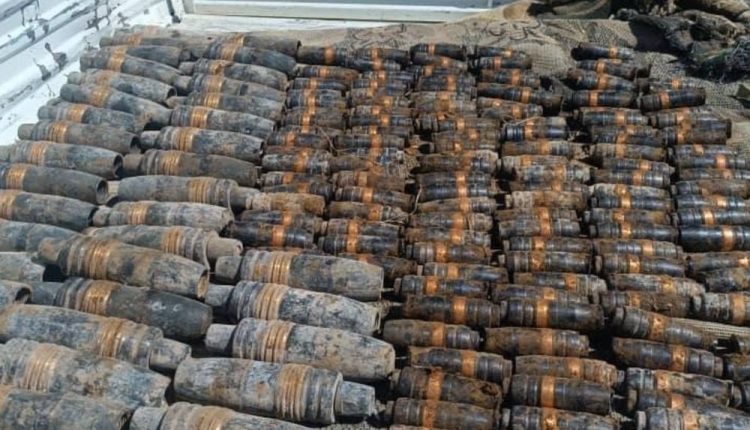Mines and ammunition seized in Homs
