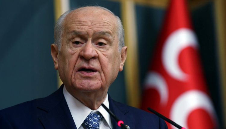 Devlet Bahceli, leader of Turkey's Nationalist Movement Party (MHP) – AFP
