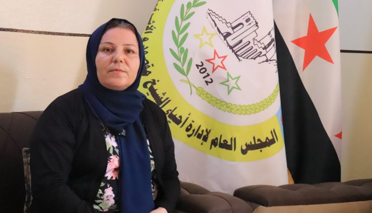 Hevin Suleiman, co-chair of Sheikh Maqsoud and Ashrafieh councils
