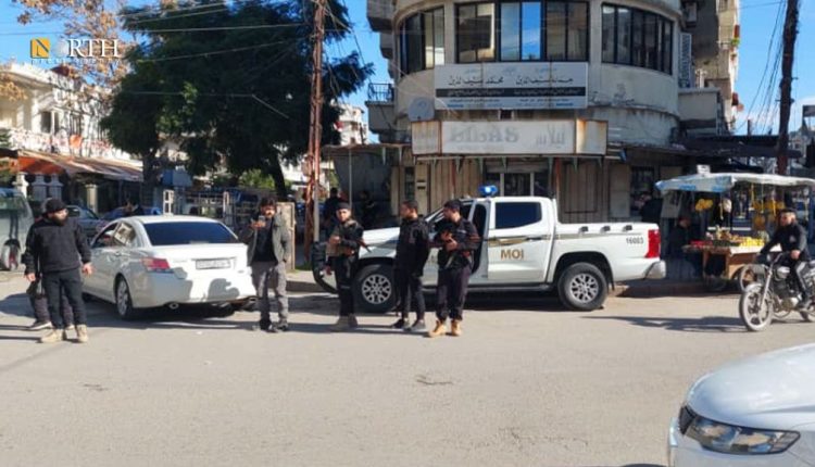 Security forces deployed in Jableh city on the Syrian coast ahead of planned mass protests on Dec. 28, 2025. – North Press