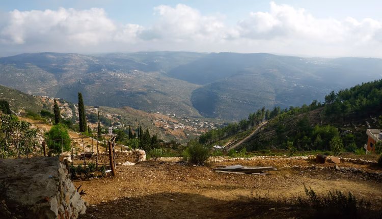 A view over the mountains in Syria’s Alawite-predominantly Latakia Governorate. – Reuters