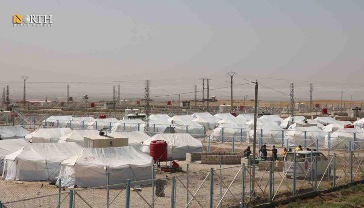 Roj Camp that houses ISIS relatives in northeastern Syria, 2020. – North Press