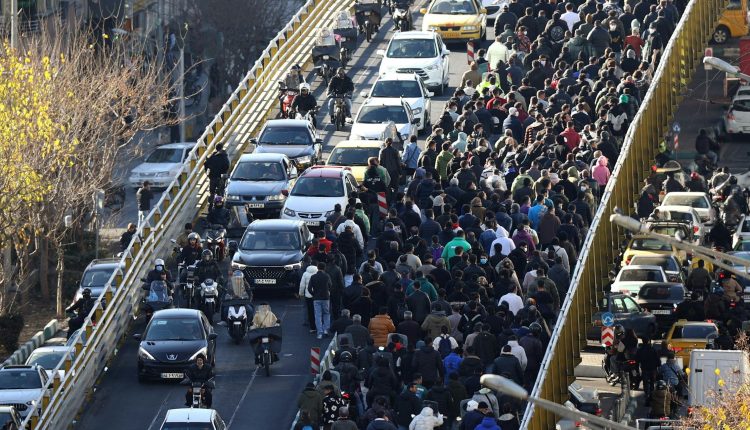 Iranian shopkeepers and traders protest against the economic conditions in Tehran, Iran, on December 29 2025. – Stringer/EPA