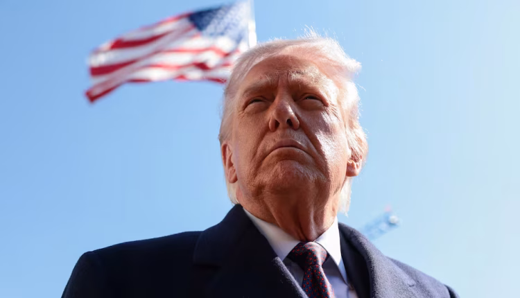 U.S. President Donald Trump speaks to the media, as he departs from the White House ahead of his trip to Corpus Christi, Texas, in Washington, D.C., U.S., Feb. 27, 2026. – Reuters