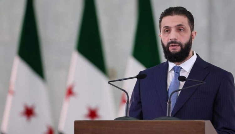 Syrian President Ahmad al-Sharaa.