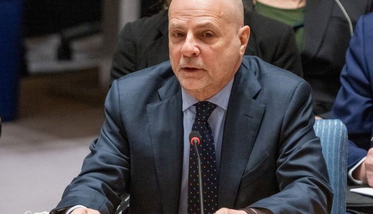 Deputy Special Envoy of the UN Secretary-General for Syria, Claudio Cordone, briefs the UN Security Council meeting on the situation in the Middle East on March 18, 2026. – UN