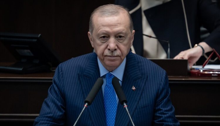 Turkish President Recep Tayyip Erdogan speaking to lawmakers during his party's - AKP - group meeting at parliament in Ankara on June 10, 2026. – AA