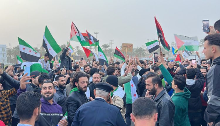 Syrians in Libya celebrating the fall of Bashar al-Assad in December 2024. – Getty Images