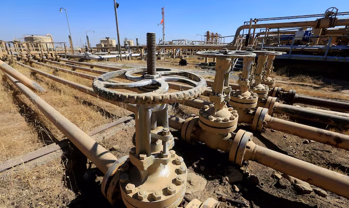 An oil field is seen in Dibis area on the outskirts of Kirkuk, Iraq on Oct. 17, 2017. – Reuters