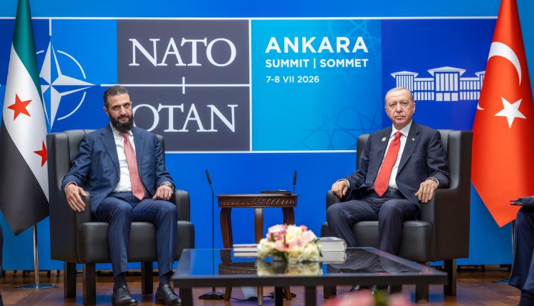 Al-Sharaa meets Erdoğan in Ankara.