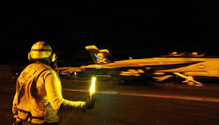 A screenshot from a video shows U.S. Central Command launching the 11th evening of precision strikes further degrading Iranian military capabilities on July 21, 2026. – CENTCOM