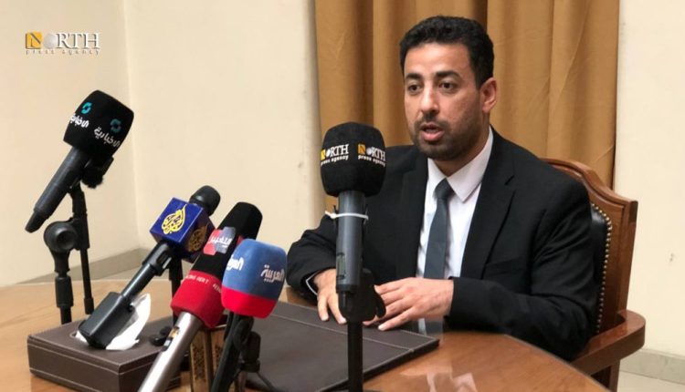 Syrian Health Minister, Musab al-Ali, during a press conference after meeting with members of Syrian-German Medical Association, Apr. 8, 2025. – North Press
