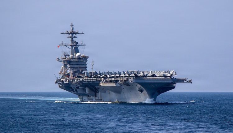 Nimitz-class aircraft carrier USS Abraham Lincoln in the U.S. Central Command area of responsibility, Mar. 10, 2026. – U.S. Navy