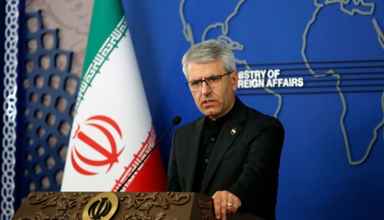 Spokesperson for the Ministry of Foreign Affairs of Iran Esmail Baghaei attends a press conference at Ministry of Foreign Affairs in Tehran, Iran on May 4, 2026. – Anadolu