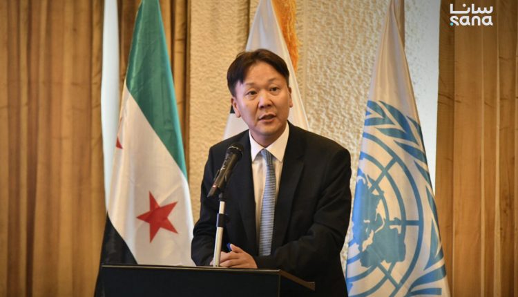 Gyusuk Geon, Ambassador of the Republic of Korea to Syria, in Damascus, Sep. 30, 2025. - SANA
