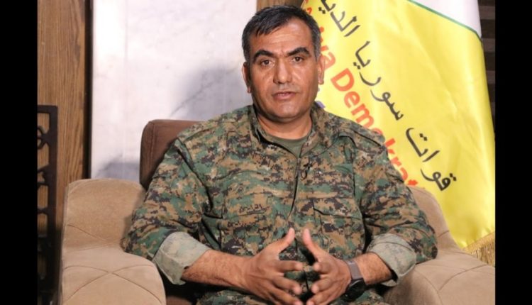 Mahmoud Berkhodan, a senior commander of the Syrian Democratic Forces (SDF).
