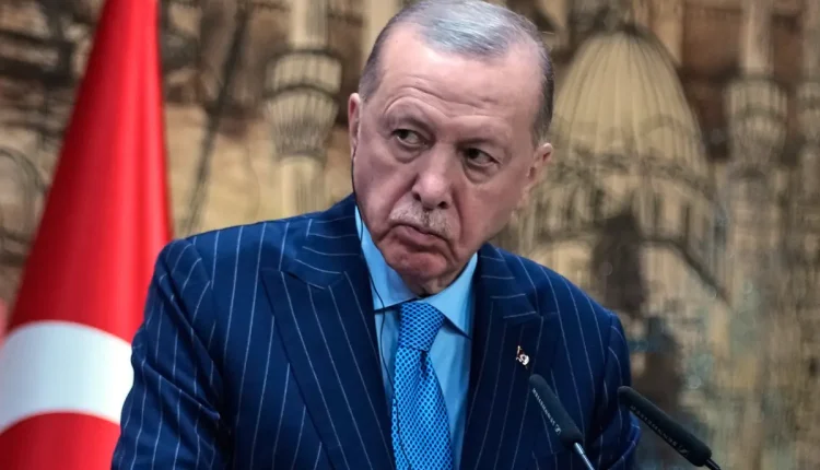 Turkey’s President Recep Tayyip Erdogan listens as Somalia’s President Hassan Sheikh Mohamud speaks during a joint news conference in Istanbul, Turkey, on Dec. 30, 2025. - AP