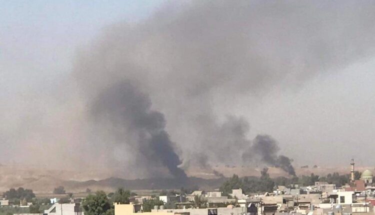 دیمەنێکی بۆردومانەکەی ئێران - دەستاودەست