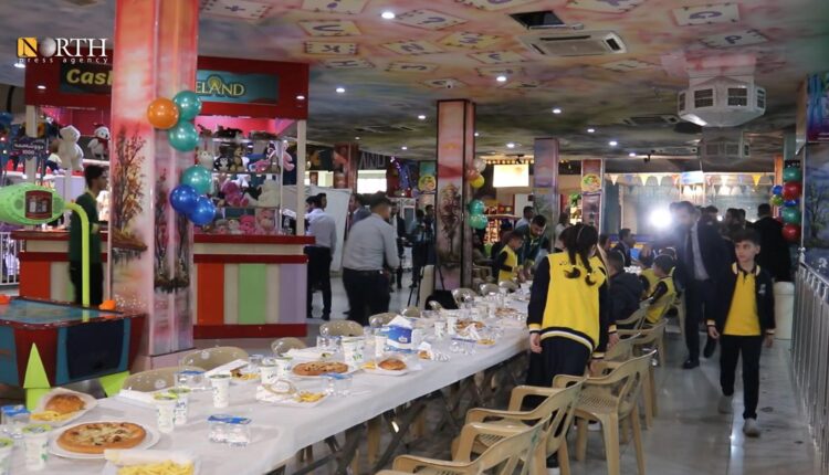 دیمەنێک لە ئیڤێنتی منداڵان لە شاری یاری سمایل لاند – نۆرس پرێس