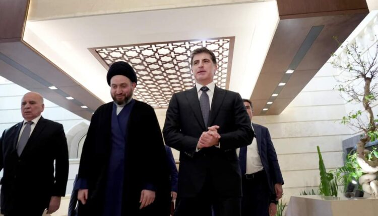 کۆبوونەوەی سەرۆکی هەرێم لەگەڵ لایەنە عێراقییەکان – میدیای فەڕمی