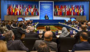 کۆبوونەوەی وەزیرانی وڵاتانی هاوپەیمانی نێوده‌وڵه‌تی بۆ تێکشکاندنی داعش - ئەرشیف