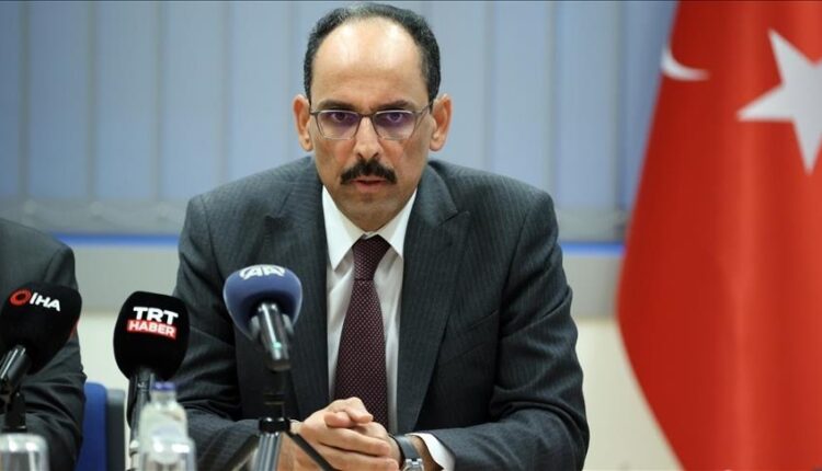ئیبراھیم کاڵن گوتەبێژی سەرۆکایەتیی تورکیا- ئینتەرنێت